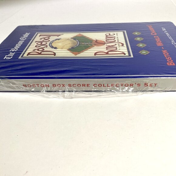 The Boston Red Sox World Champs Box Score Collector’s Set 2004 New Unopened - Picture 3 of 3